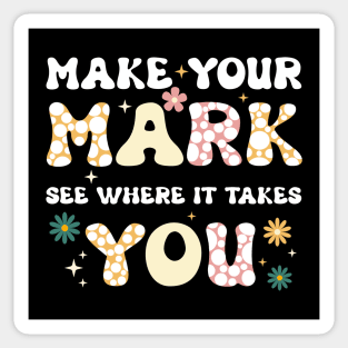 Make Mark Flowers International Dot Day Sticker